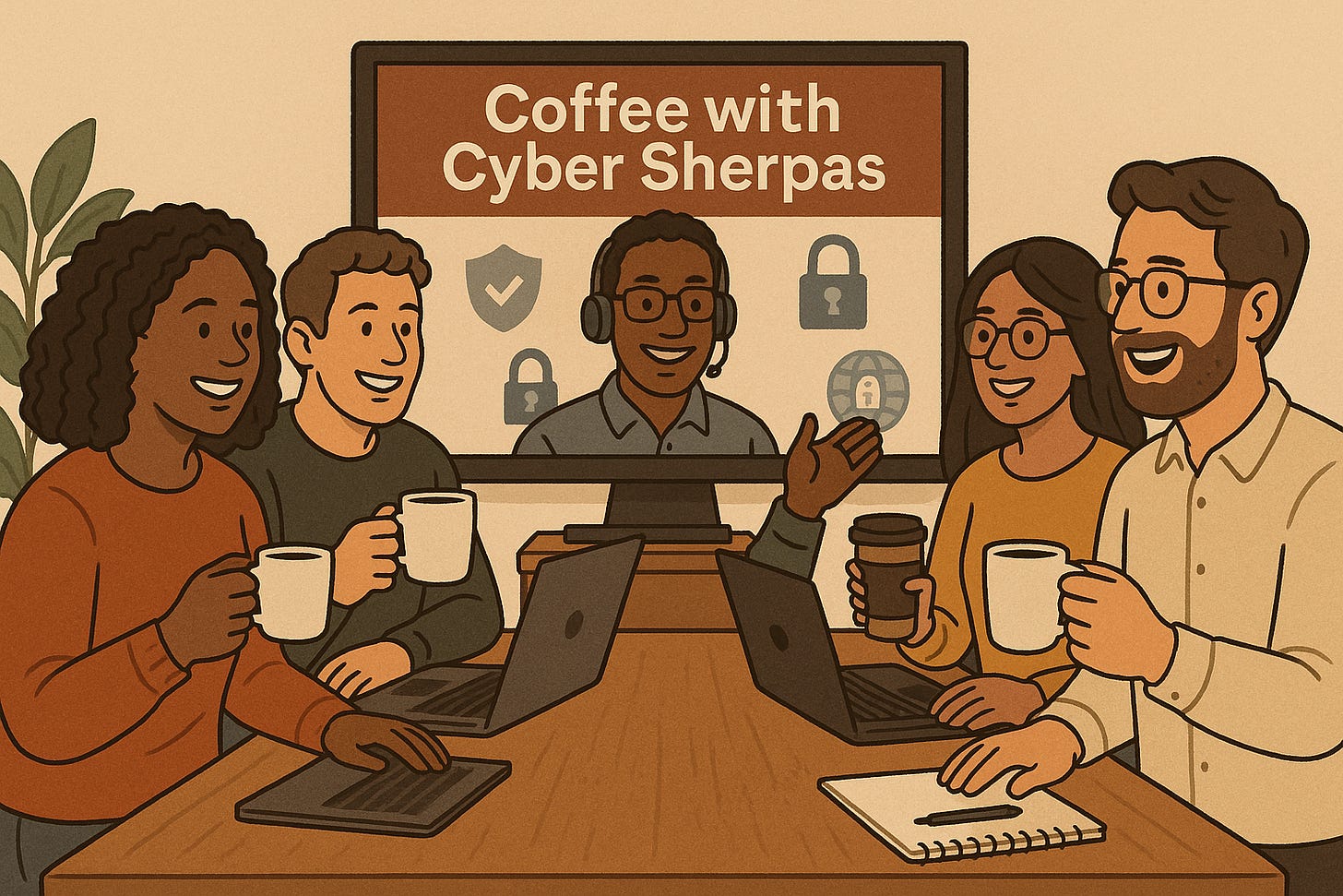 ChatGPT Coffee with Cyber Sherpas