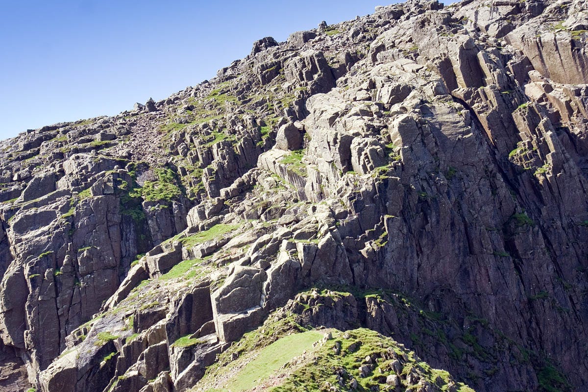 grough — Scafell pair rescued in six-hour operation after getting stuck on Broad  Stand
