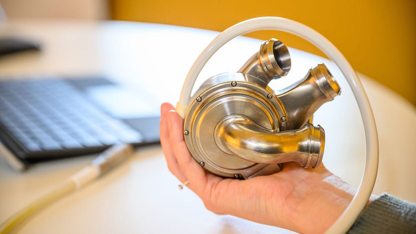 The BiVACOR Total Artificial Heart has a single moving part – a levitated rotor that’s held in place by magnets. The BiVACOR Total Artificial Heart has a single moving part – a levitated rotor that’s held in place by magnets.