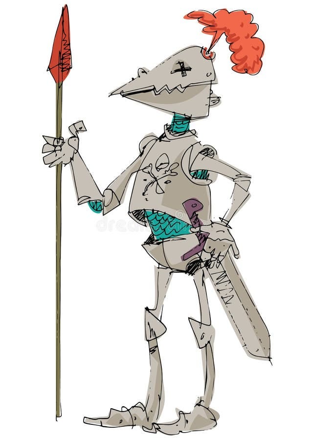 Cartoon Knight Shining Armour Stock Illustrations - 71 Cartoon Knight ...