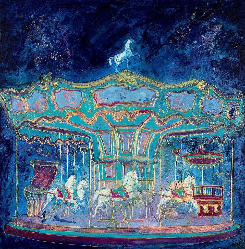 Golden Carousel | Katharine Dove - Clarendon Fine Art Golden Carousel | Katharine Dove - Clarendon Fine Art