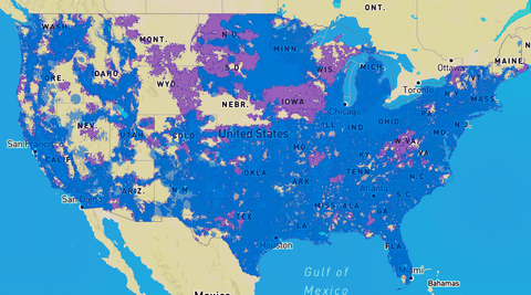 Consumer Cellular 4G Coverage