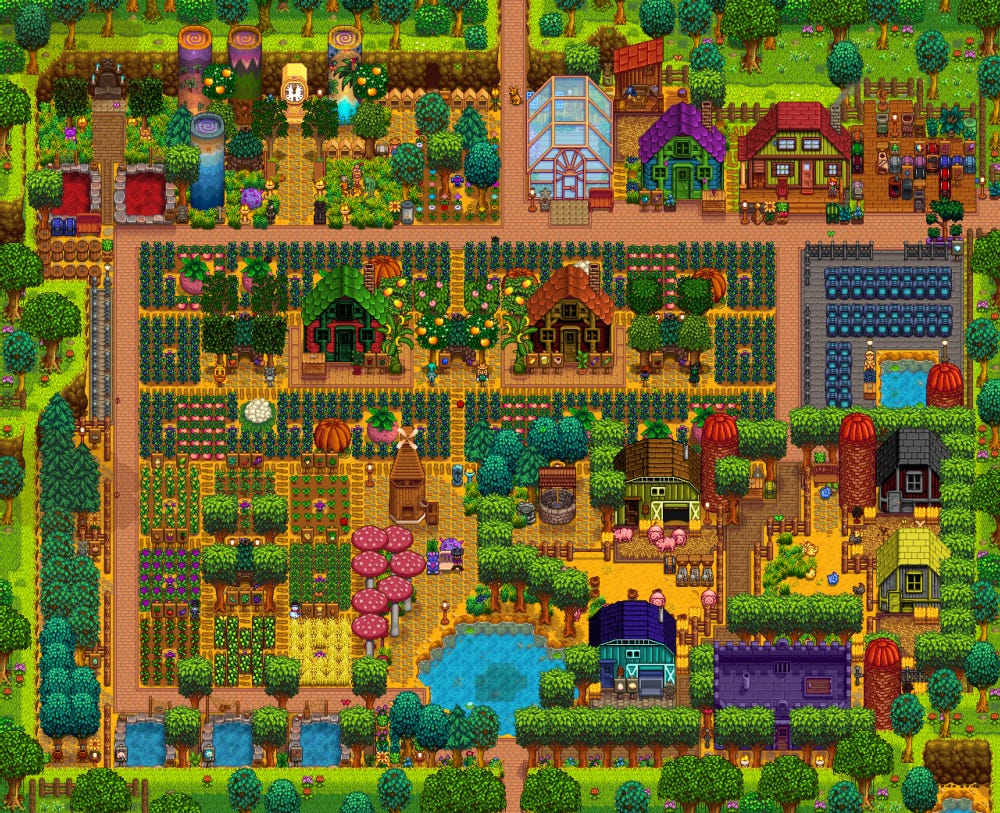 Standard Farm - My perfect (and only) farm. 10 years. 300+ hours!! | Stardew Valley Forums Standard Farm - My perfect (and only) farm. 10 years. 300+ hours!! | Stardew Valley Forums
