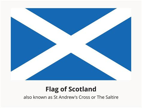 Premium Vector | Scotland flag also known as St Andrews Cross or the ...