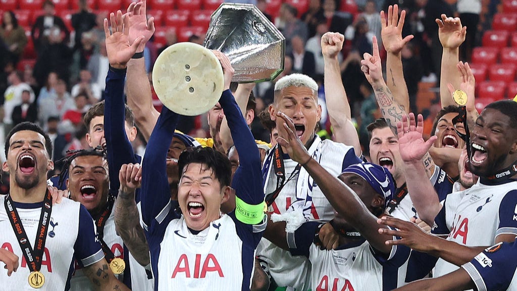 Tottenham beat Man United 1-0 in EPL final for first trophy since 2008 ...