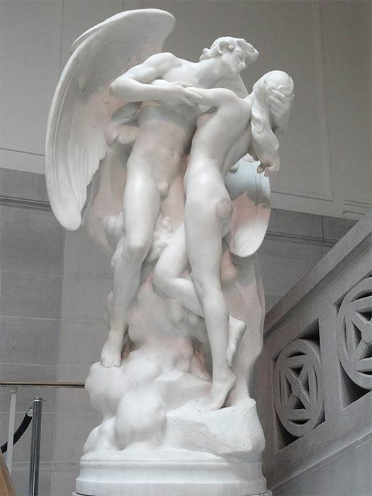 The Sons of God Saw the Daughters of Men That They Were Fair, sculpture by Daniel Chester French. (CC0) The Sons of God Saw the Daughters of Men That They Were Fair, sculpture by Daniel Chester French. (CC0)