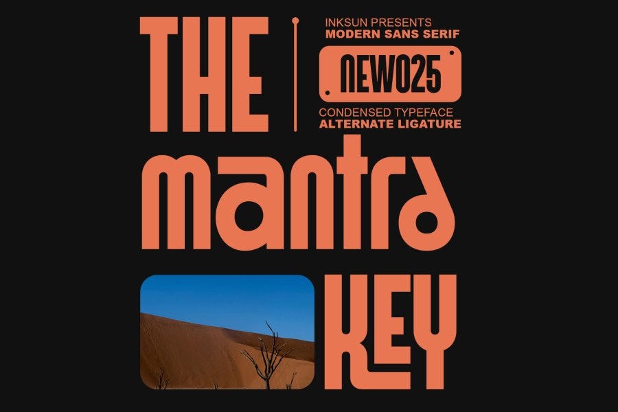 Mantra Key Bold Condensed Font