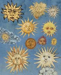 12 Days of Medieval Illuminations. Today, 11 medieval suns. Don't you love  their shining faces? 🌞 Did you know Getty's medieval manuscript collection  is completely digitized and available for high-res download? There's