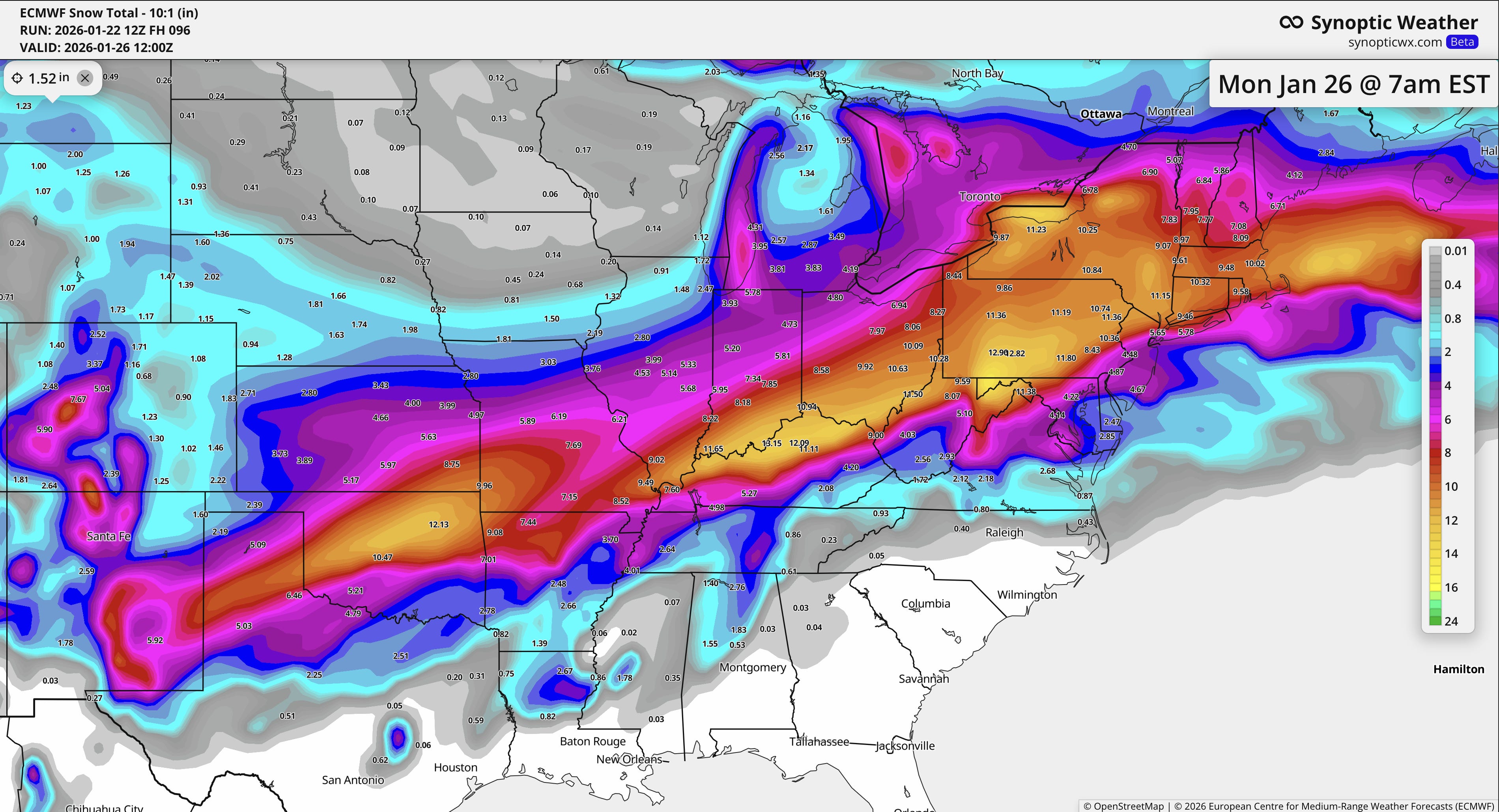 The Latest on this Weekend's Winter Storm Threat