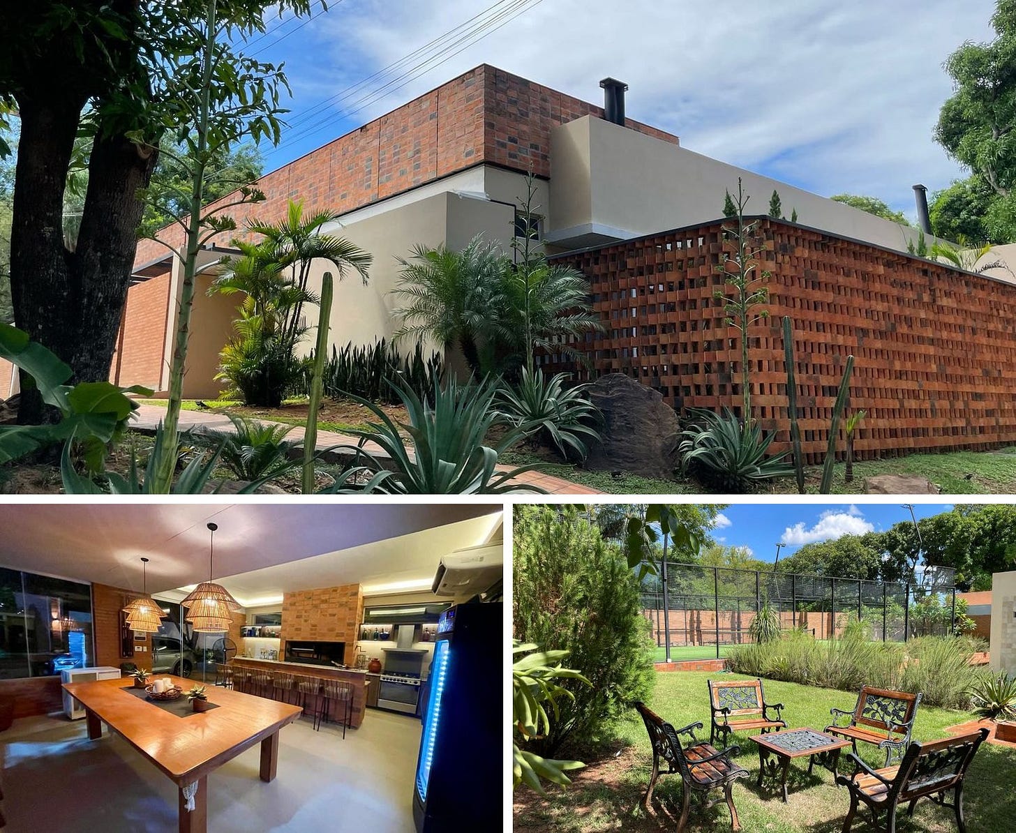 San Bernardino — exterior, quincho and garden