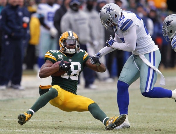 randall cobb save packers during cowboys nfl game 2015 randall cobb save packers during cowboys nfl game 2015