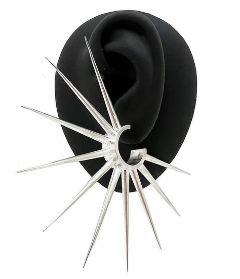 Chris Habana My ENEMY spike jewellery trend