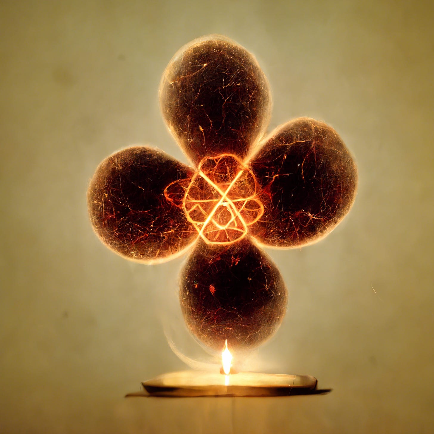 Splitting of an atom for th efirst time in a labaratory, people cheering