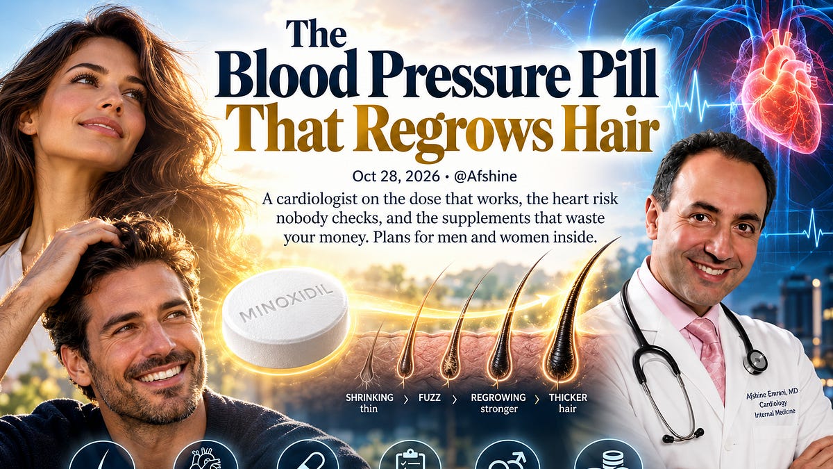 The Blood Pressure Pill That Regrows Hair