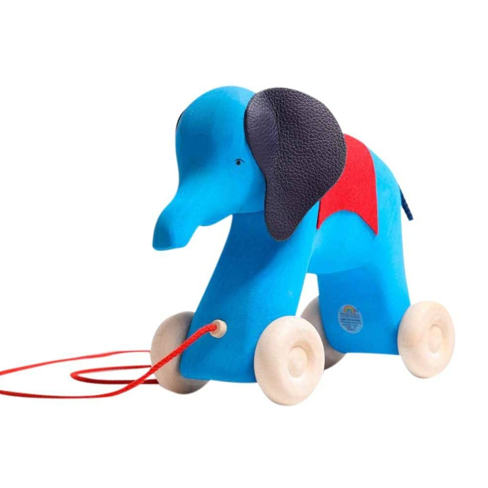 Otto Elephant Push Toy - Grimm's Spiel & Holz - Bella Luna Toys Otto Elephant Push Toy - Grimm's Spiel & Holz - Bella Luna Toys