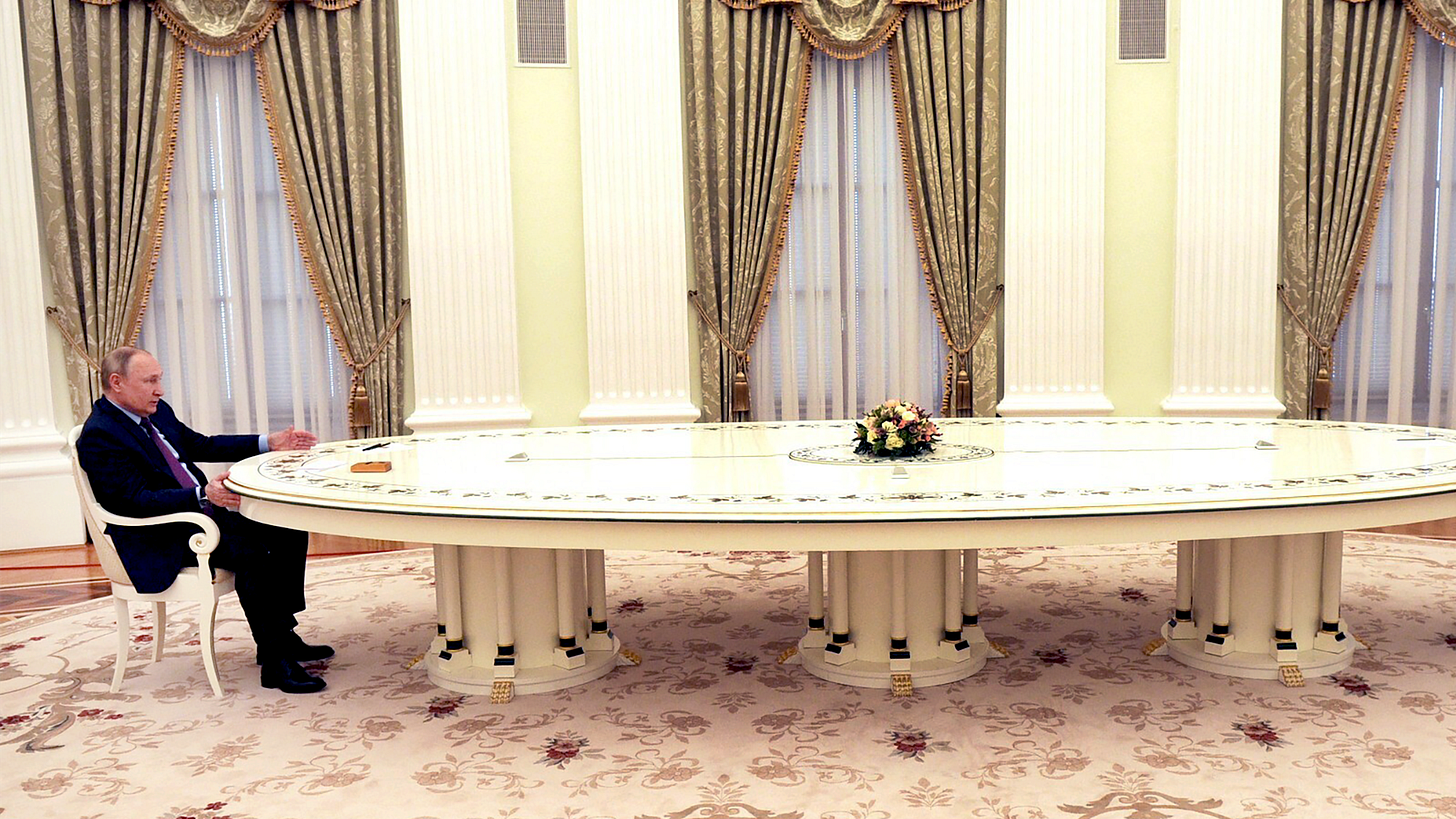 Putin's Character Was Clear Long Before He Retreated to the Far End of the  Table | Vanity Fair