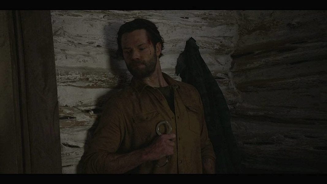 Walker Cordell hiding around door ready to pounce on Coop. Walker Cordell hiding around door ready to pounce on Coop.