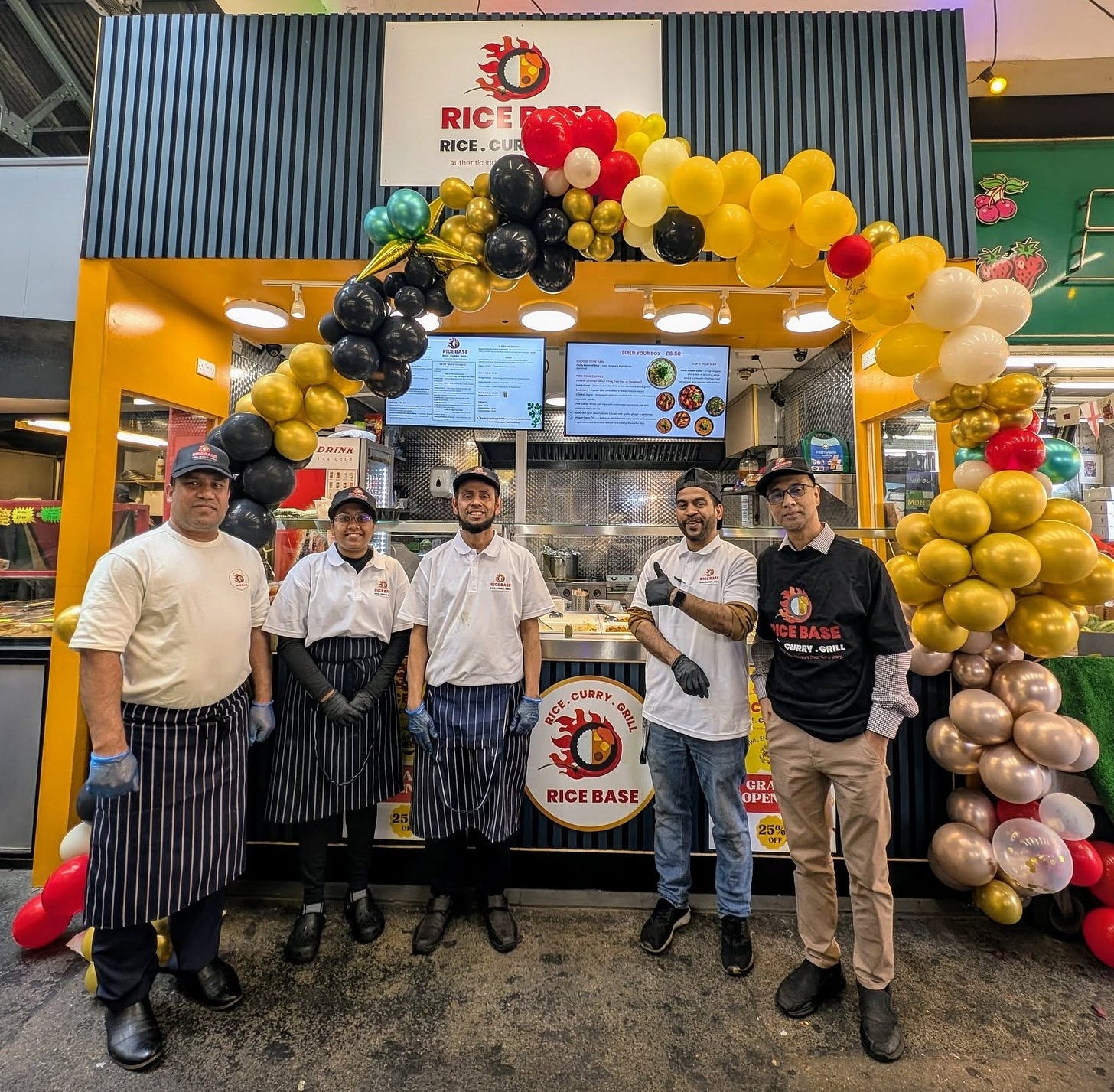 May be an image of 5 people and text that says "RICE RICE CUR السمد N 미이 प CMRRY ب لمب RICE BASE GR DPh" May be an image of 5 people and text that says "RICE RICE CUR السمد N 미이 प CMRRY ب لمب RICE BASE GR DPh"