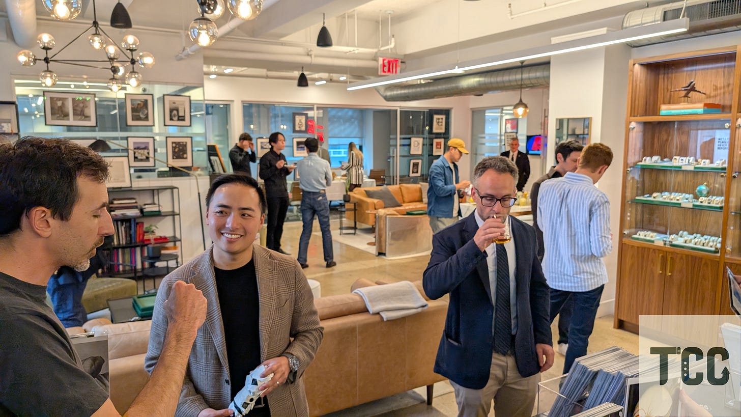 A group of guests at Analog:Shift in New York City.