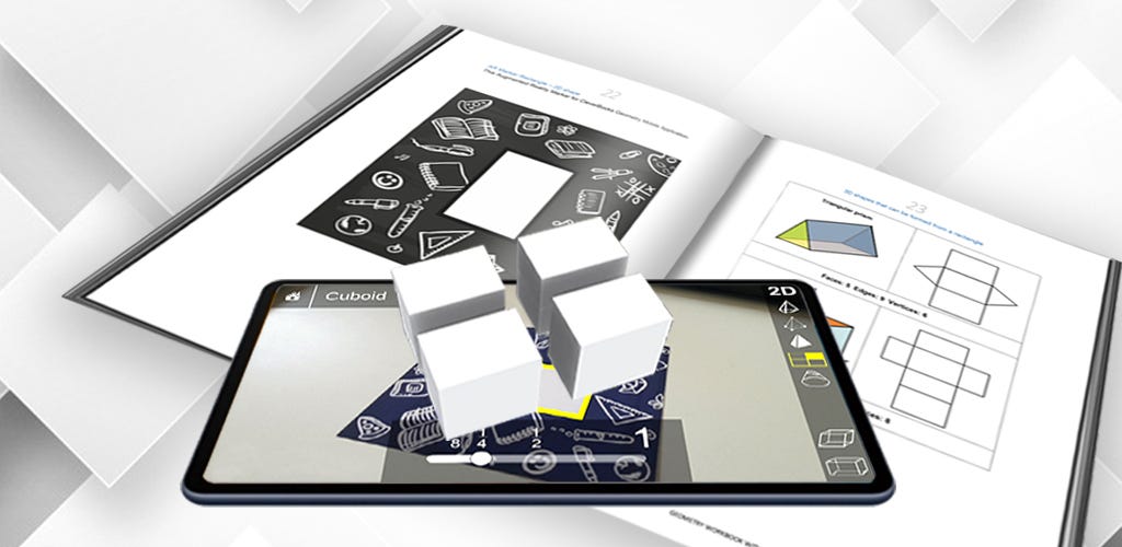 Geometry-augmented reality AR
