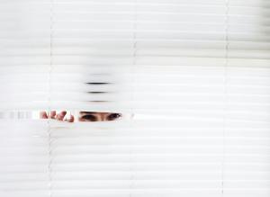 photography of person peeking