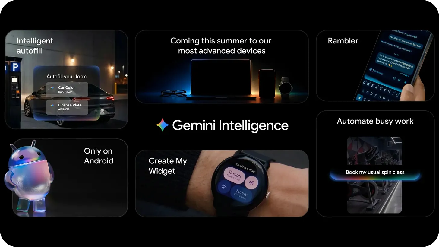 Google presenta Gemini Intelligence para Android