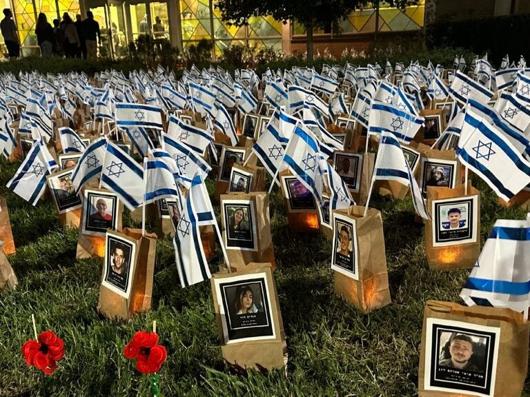 United in sorrow, strength and solidarity': Philly Jewish community  commemorates Oct. 7 attack, reiterates support for Israel - WHYY