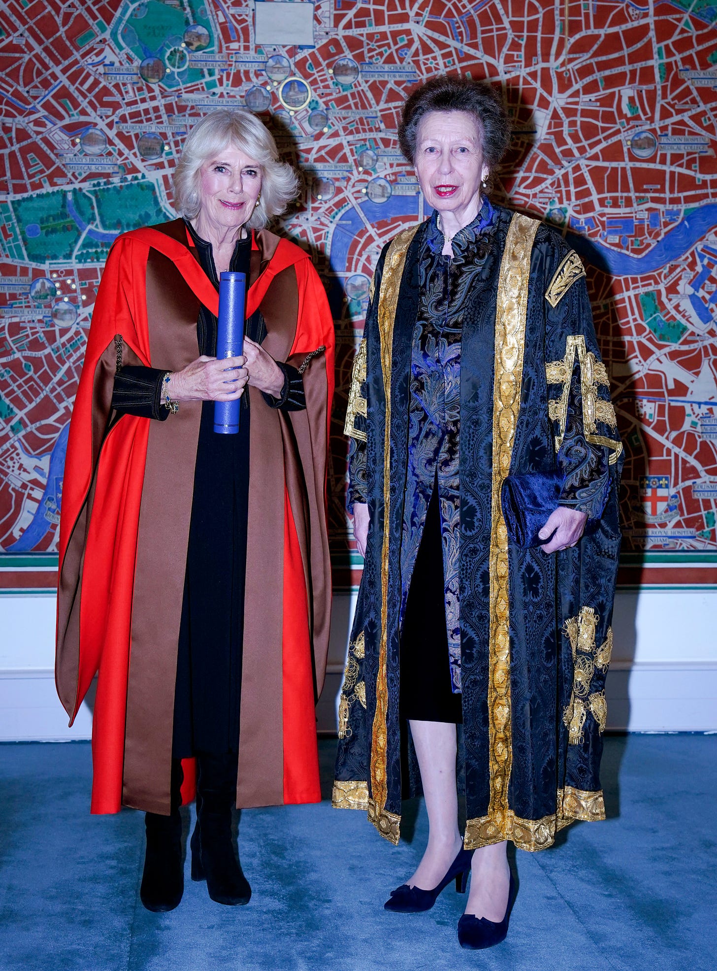 Queen Camilla and Princess Anne