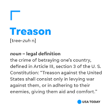 Treason may have a narrow legal ...