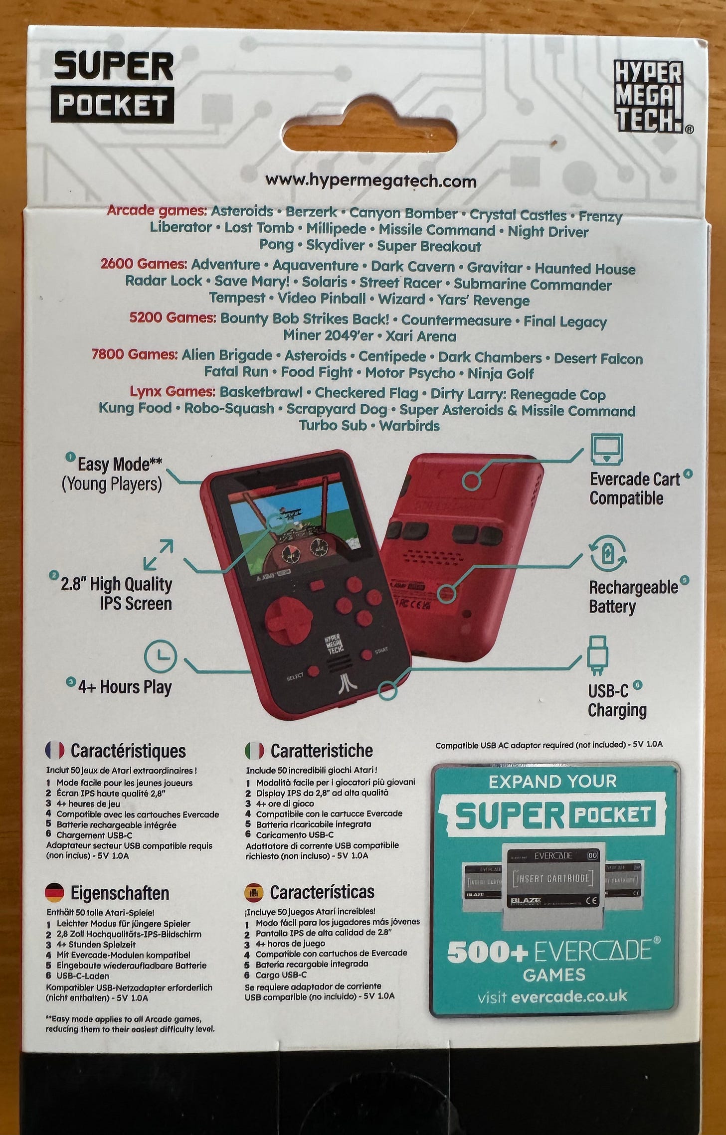 Blaze Evercade Super Pocket Atari Edition
