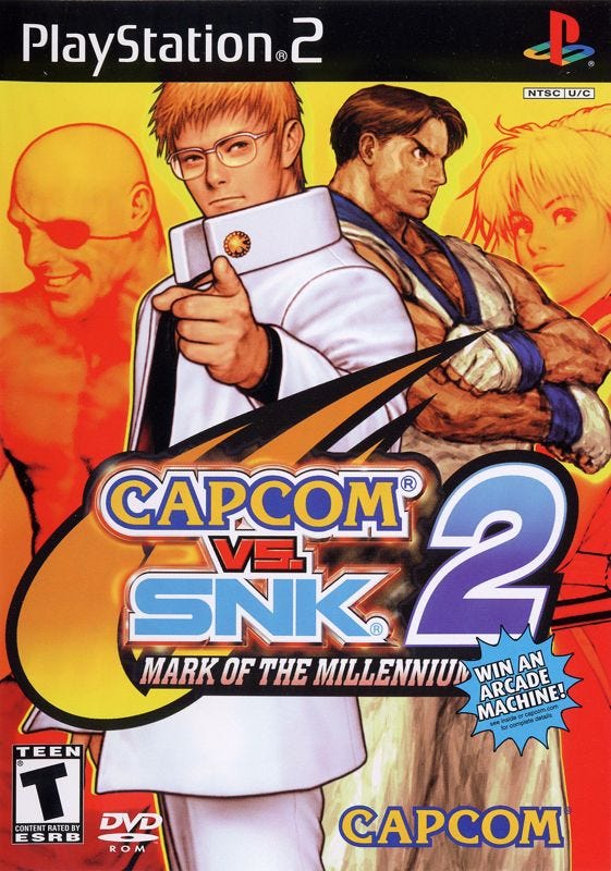 Front Cover for Capcom vs. SNK 2: Mark of the Millennium (PlayStation 2)