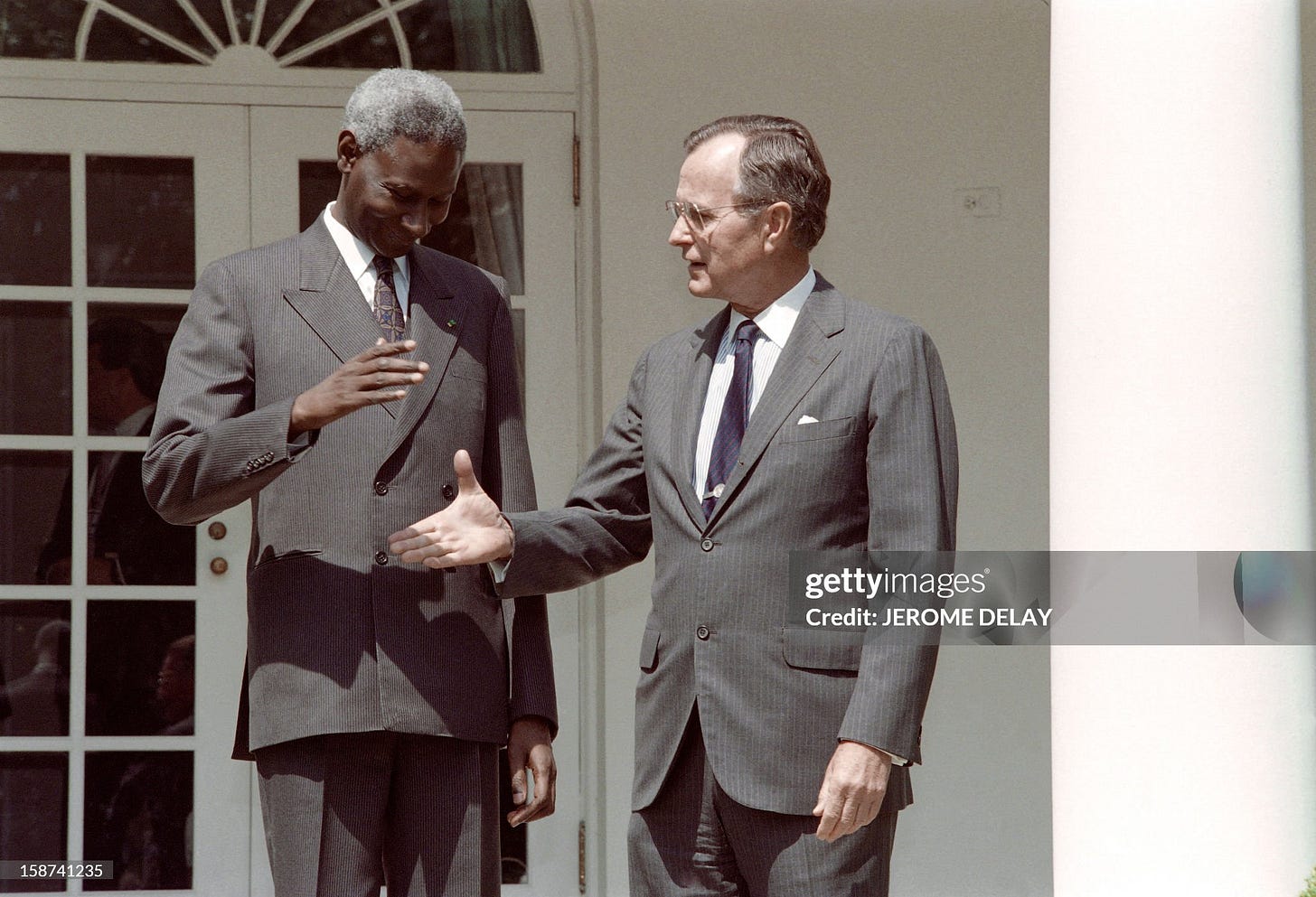 US-SENEGAL-DIPLOMACY-DIOUF-BUSH