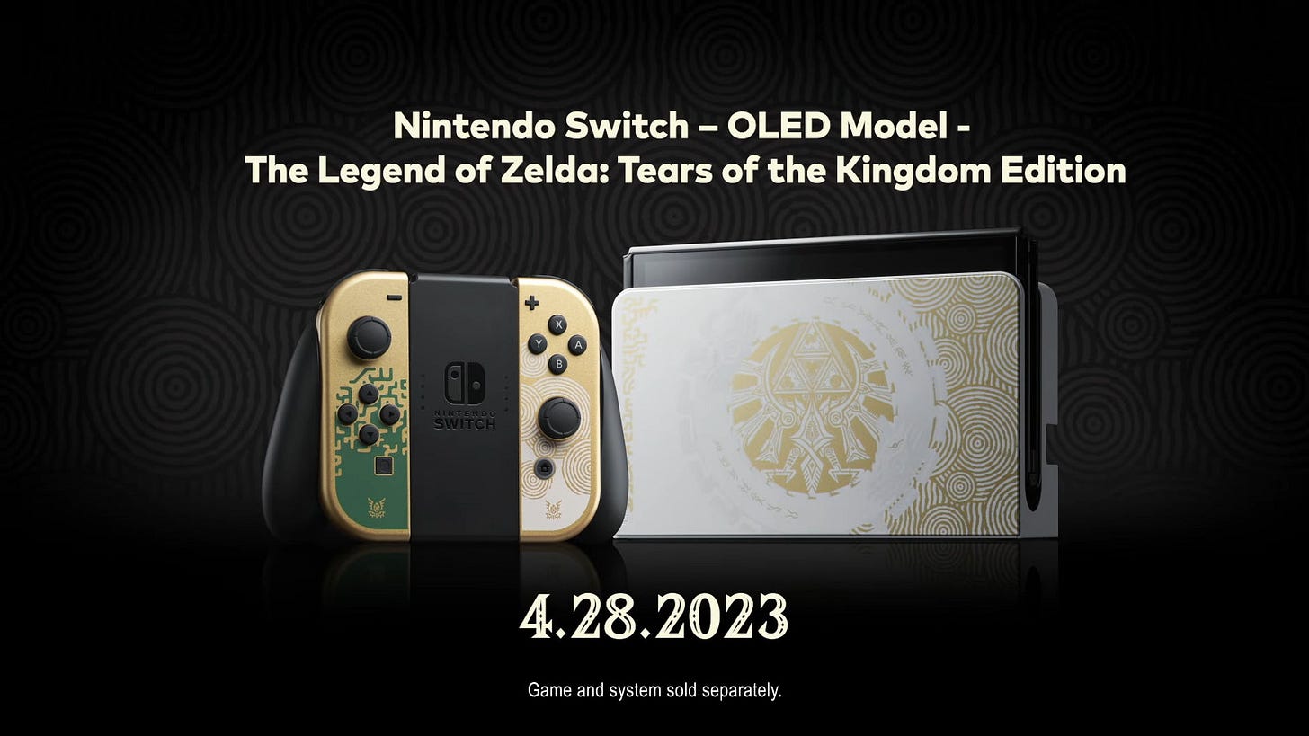 The Legend of Zelda: Tears of the Kingdom OLED Switch