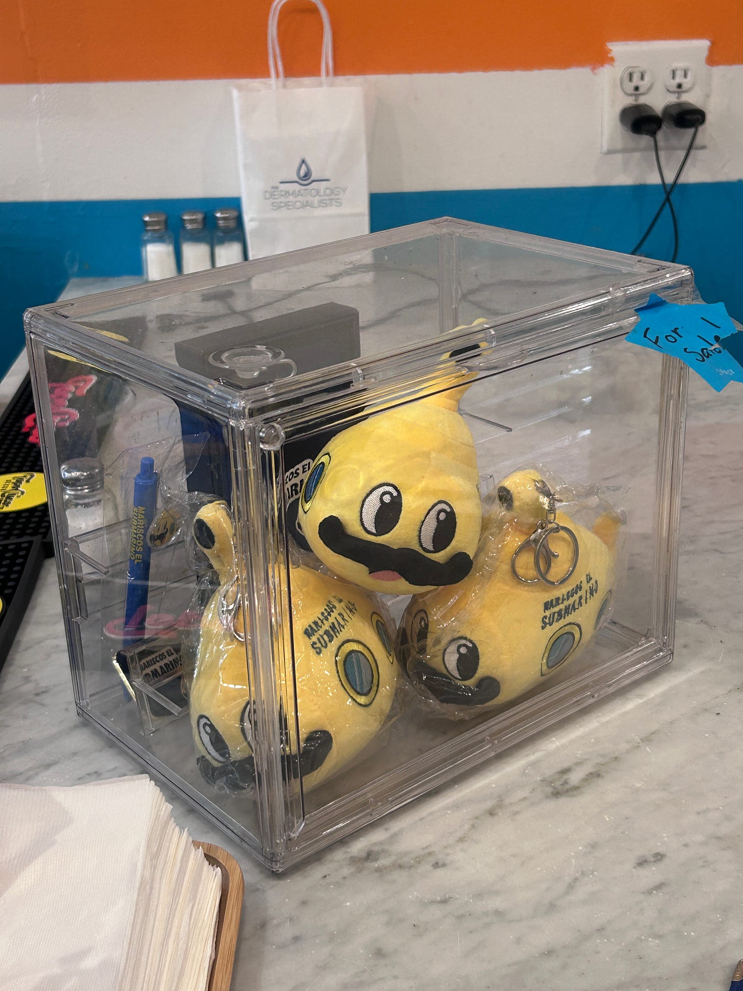 Mariscos el Submarino plush keychains Mariscos el Submarino plush keychains