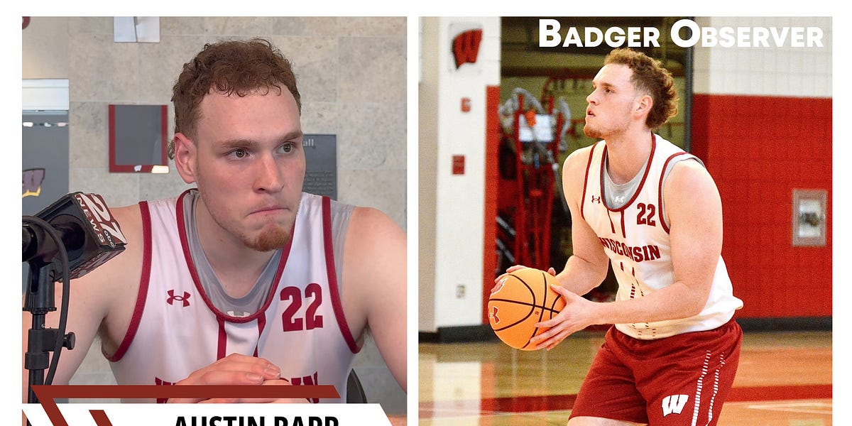 Wisconsin forward Austin Rapp discussed return from meniscus injury