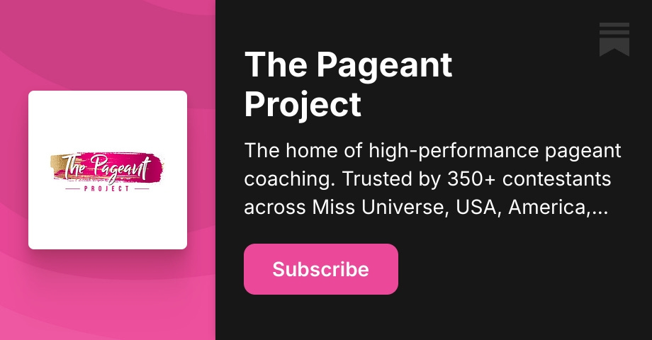 Pageant coaching - The Pageant Project
