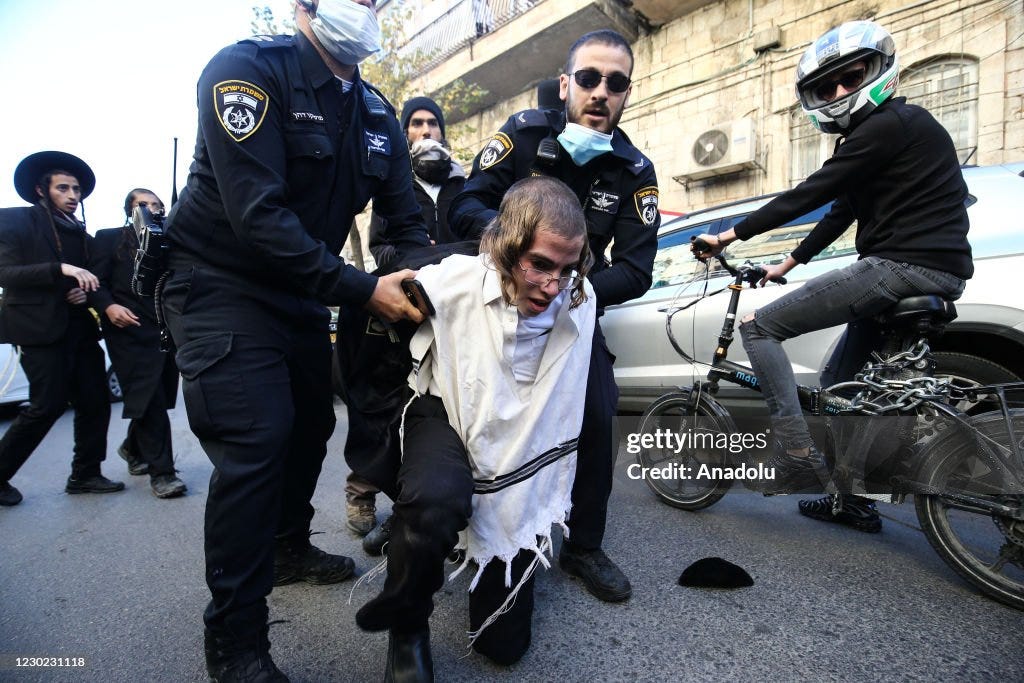 Protest against zionism in Jerusalem