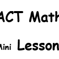 ACT Math Question of the Day