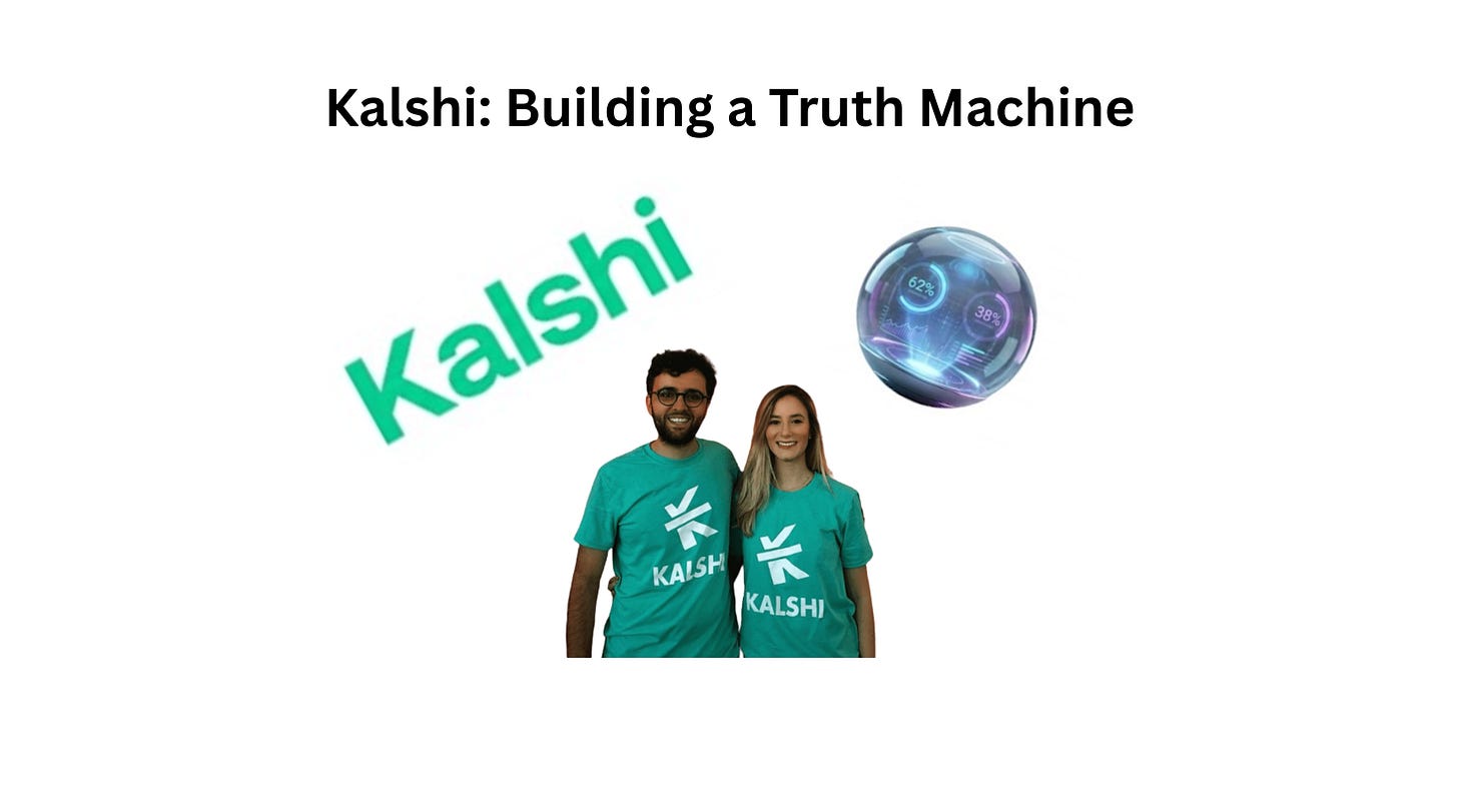 Kalshi: Building a Truth Machine - by Matthew Jensen