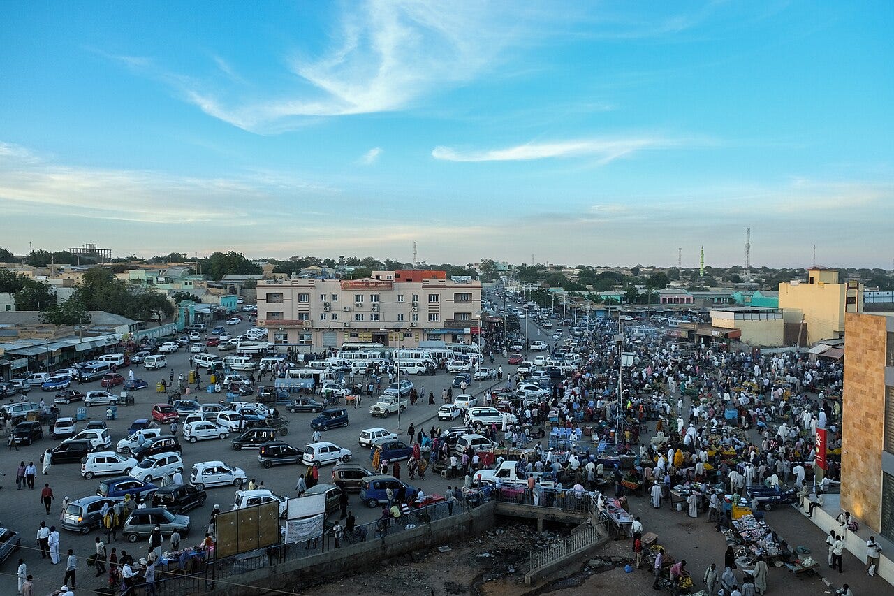 Aerial view of El Fashir