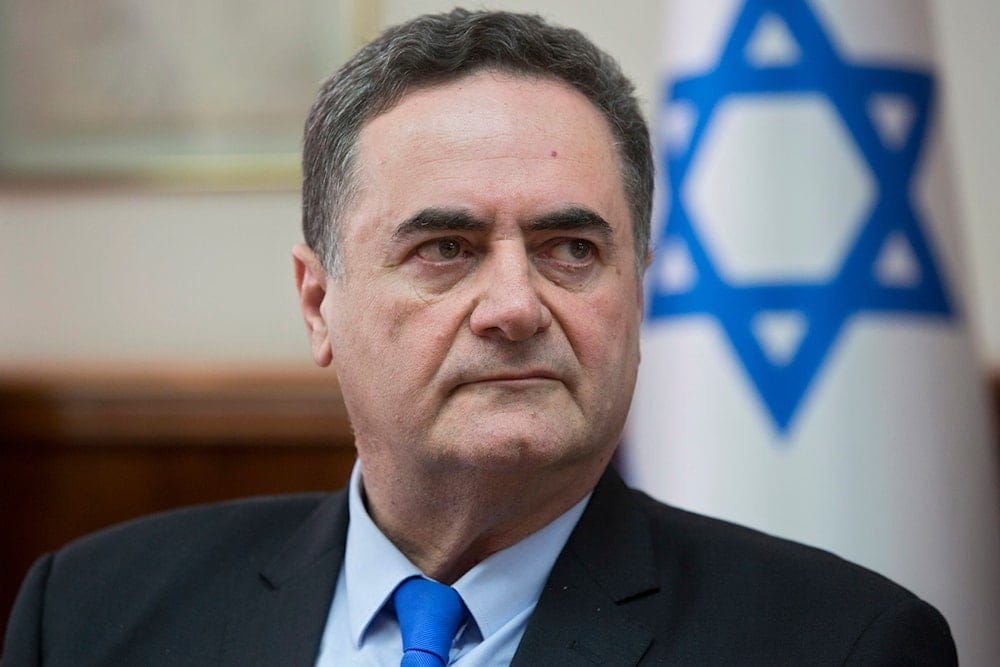 Israeli transportation Minister Israel Katz attends the cabinet meeting at the Prime Minister's office in occupied al-Quds on February 17, 2019. (AP) Israeli transportation Minister Israel Katz attends the cabinet meeting at the Prime Minister's office in occupied al-Quds on February 17, 2019. (AP)