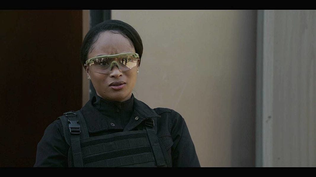 Walker Lana as Grey Flag recruiter. Walker Lana as Grey Flag recruiter.