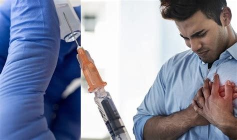 Pfizer vaccine side effects: Heart inflammation signs include chest ...