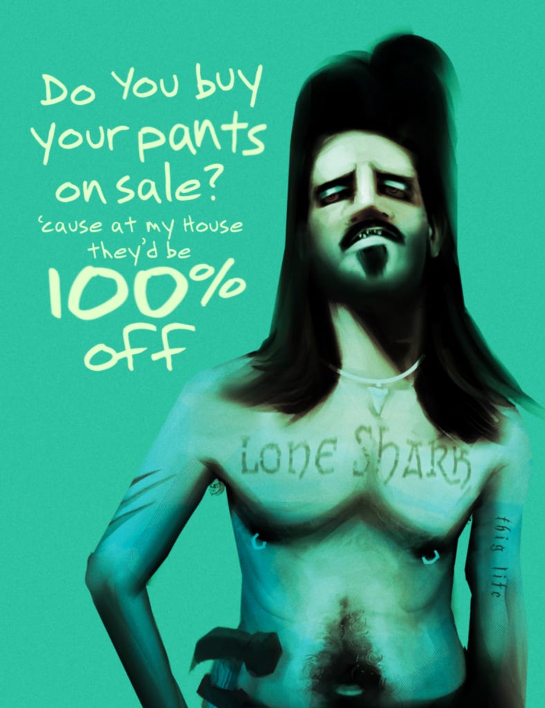 A silhouette of a man standing on a beach during sunset, with an orange sky and calm ocean in the background.