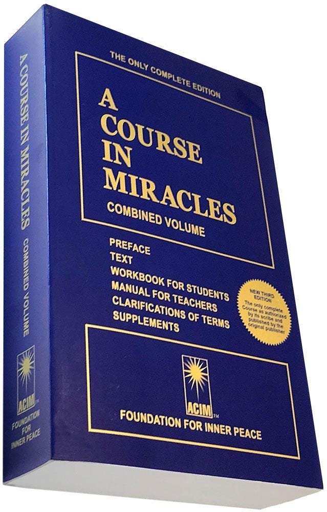 Image of the ACIM book.
