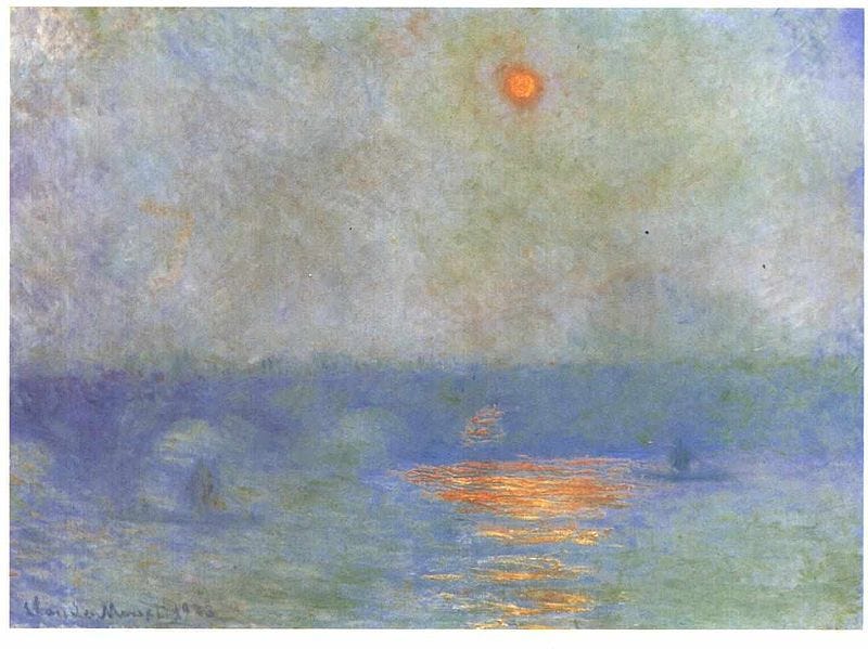 File:Monet - Waterloobrücke - Sonne hinter Dunstschleier.jpg