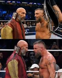 🚨 TOMMASO CIAMPA HAS MADE HIS AEW DEBUT. Ciampa vs Mark Briscoe for the  TNT Title on Collision Saturday #AEWDynamite