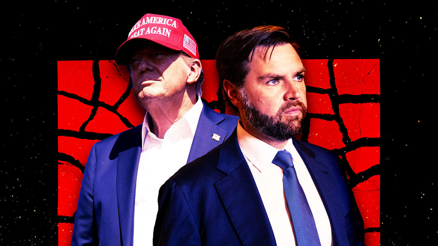 Trump Donors on the Brink of Civil War Over J.D. Vance for VP Trump Donors on the Brink of Civil War Over J.D. Vance for VP