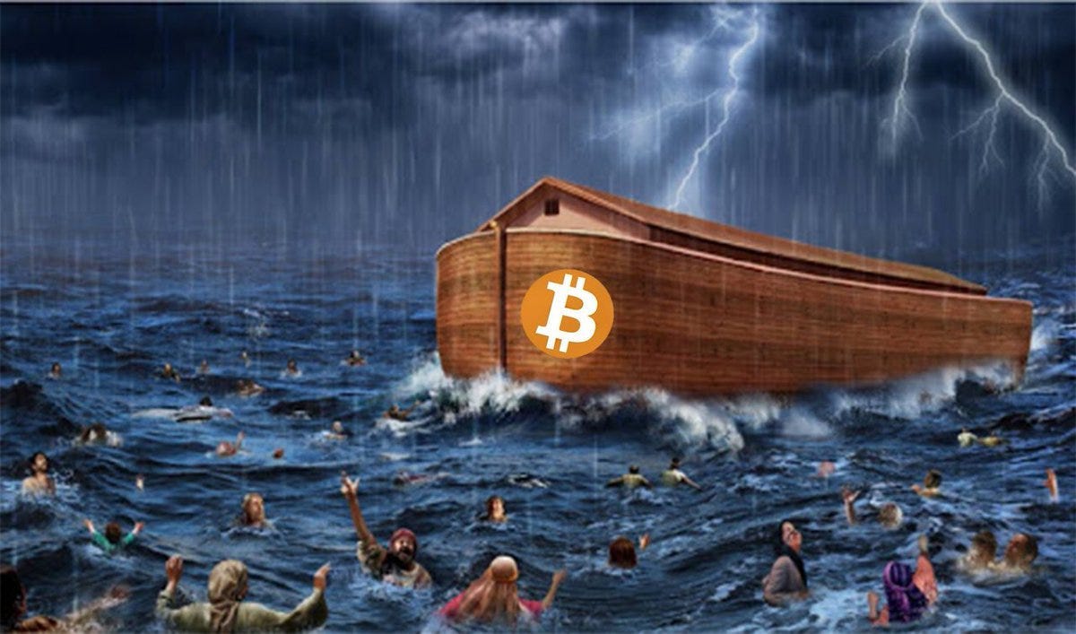 Bitcoin Magazine on Twitter: "#Bitcoin is the lifeboat.  https://t.co/67za20NaOd" / Twitter
