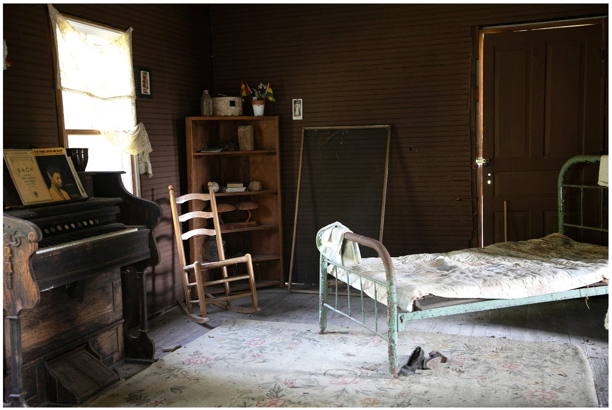 Nina Simone’s birthplace home, Tryon, North Carolina, 2018. Photo: Scheherazade Tillet